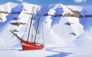 船与雪山的故事